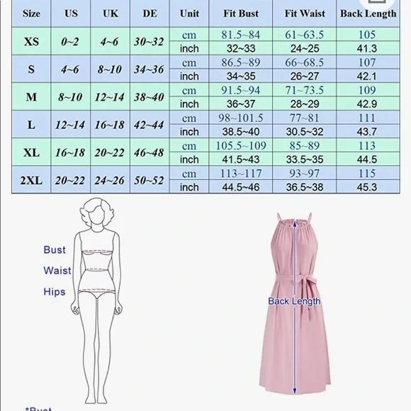 Like New Powder/Dusty Blue Casual Summer Dress - Picture 6 of 9